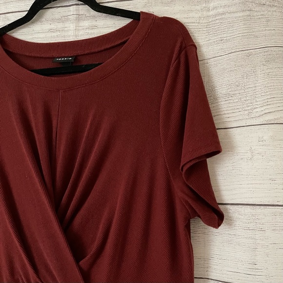 Torrid rust red skater dress. - Picture 10 of 13